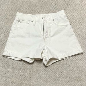 White madewell shorts